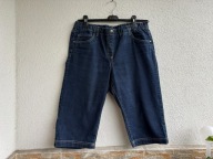 Esmara - j. nowe ciemny jeans w gumeczkę spodenki 42/44!