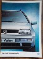 Prospekt VW Golf Variant Family 1997