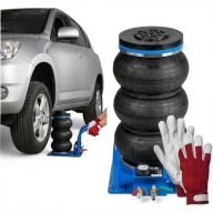 Lewarek pneumatyczny do auta 3.5T BAŁWANEK podnośnik SUV + rękawice zestaw