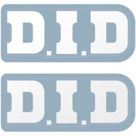 2x Naklejka D.I.D Chains Motocyklowa Sponsorska na Owiewki Pługi Motor DID