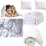 KOMPLET KOŁDRA CAŁOROCZNA ANTYALERGICZNA 200X220 +2 PODUSZKI 70X80 BIAŁA PL