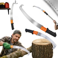 PIŁA Z HAKIEM STAL HARTOWANA 38CM DO DREWNA GAŁĘZIÓWKA PIŁKA RĘCZNA