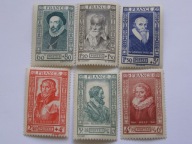 Francja - słynni ludzie XVI wieku - Mi. 600-05 * OPIS !