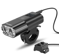 LAMPKA ROWEROWA LED POWERBANK ZESTAW WODOODPORNA UCHWYT MOCNA TRYBY