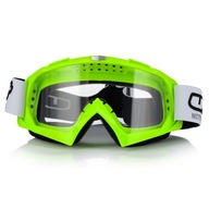 GOGLE NARCIARSKIE FLUO JASNA SZYBA NA NARTY I SNOWBOARD