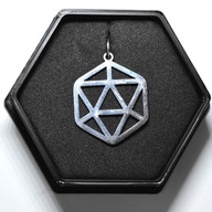 Stalowy Brelok K20 (D20) + stylowe pudełko na biżuterię GRATIS!