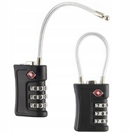 Kłódka Bagażowa Na Szyfr Kod Linka Stalowa Zamek Szyfrowy TSA 3-cyfrowy