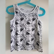 Koszulka bez rękawów na ramiączkach George 104 110 dino PRZECENA (163)