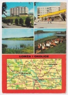 Łomża Hotel Polonez Narew pod Wizną Nowogród Jedwabne 1979r. MAPKA k290