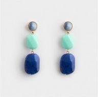 ORYGINALNE KOLCZYKI ROSEANNA AVON NIEBIESKIE