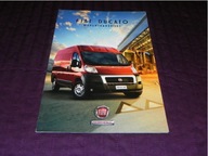 Fiat Ducato wersje dostawcze 2009 prospekt folder katalog broszura