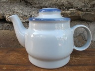 BŁĘKITNY Dzbanek IMBRYK Kawa/Herbata _Porcelit PRUSZKÓW PRL