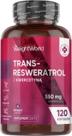 Trans Resweratrol 550 mg + Kwercetyna 120 kaps. Odporność WEGAŃSKI