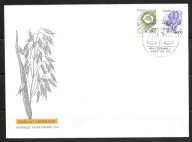 *FDC ROCZNIK 1990 Fi 3129-30 kas. ROŚLINY LECZNICZE