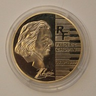 FRYDERYK CHOPIN - 1 1/2 1,5 EURO 2005 FRANCJA, SREBRO, ETUI - MONNAIE DE PA