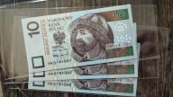 10 zł 1994 seria HK stan 1/UNC z paczki