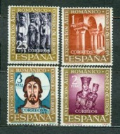 HISZPANIA ** Sztuka romańska Mi 1260-63
