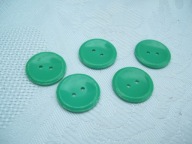 GUZIKI VINTAGE ZIELONE - 5 SZT.