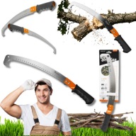 PIŁA RĘCZNA DO GAŁĘZI DREWNA Z HAKIEM BRADAS KT-V1405 OSTRZE 32CM STAL SK5