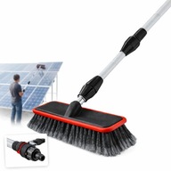 SZCZOTKA DO MYCIA PANELI FOTOWOLTAICZNYCH 4,9 M TELESKOPOWA DŁUGA DO DACHU