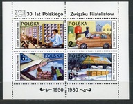 Blok 113 ** Dzień Znaczka - postęp pocztowy blok 1980