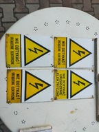 tabliczki informacyjne elektryczne