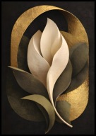 A2 PLAKAT OBRAZ DO SALONU SYPIALNI, PLAKAT MAGNOLIE MAGNOLIA ART DECO