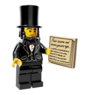LEGO 71004 minifigures movie ABRAHAM LINCOLN
