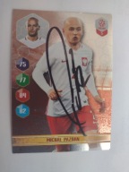 Karta panini autograf Polska Michał Pazdan World Cup