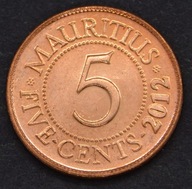 Mauritius - 5 centów 2012