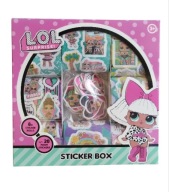 L.O.L. SURPRISE! STICKER BOX 8 ROL EK NAKLEJEK PIANKOWE NAKLEJKI ZESTAW 3+
