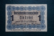 Banknot POZNAŃ 1 Rubel 1916 rok !!!