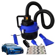 ODKURZACZ SAMOCHODOWY RĘCZNY BEZWORKOWY niebieski NAJNOWSZY 1500W+KOŃCÓWKI