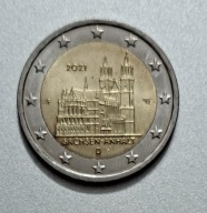 Niemcy 2 euro 2021r. Saksonia-Anhalt BCM