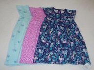 * GEORGE * 3PAK SUKIENEK BAWEŁNIANYCH 18-24 m