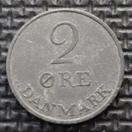 *DANIA [0683]*2 ore 1961 Król Fryderyk IX, Korona, Monogram DANMARK *2 ORE