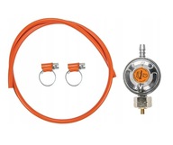 Zestaw przyłączeniowy z reduktorem 37 mbar z 2 opaskami reduktor wąż