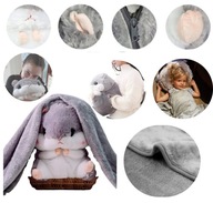 CHOMIK ZESTAW 3W1 KOC PRZYTULANKA PODUSZKA PLUSZAK KOCYK ZABAWKI DLA DZIECI