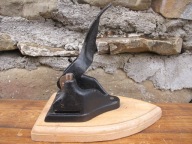 Stary Duży Masywny Żeliwny Dziurkacz Biurowy z PRL_SPRAWNY