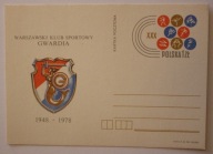 XXX LAT GWARDIA 1948 - 1978, WARSZAWSKI KLUB SPORTOWY - GWARDIA