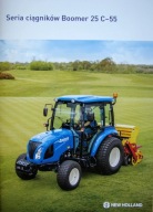 New Holland Boomer 25 C-55 prospekt 01 2026 kombajn ciągnik