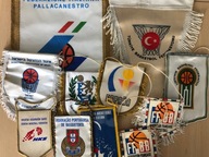 Zbiór proporczyków Federacje Koszykówka