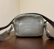 Listonoszka venezia skóra naturalna srebrna logo