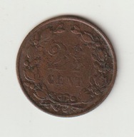 Holandia 2 1/2 cent 1884