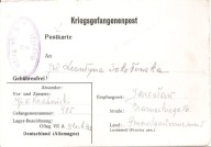 OFLAG VII A -MURNAU -list jeniecki -obieg 1940 rok JAROSŁAW GG -karta