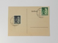 NSDAP w GG, KRAKÓW GENERALNE GUBERNATORSTWO - POCZTÓWKA ADOLF HITLER 1942 r