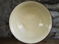 Stara EMALIOWANA Miednica/Miska_śr. 50 cm_WYSTRÓJ PRL