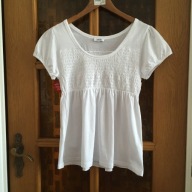 BLUZKA TUNIKA PAPAYA 2XL BIAŁA GUMKI J NOWA BAWEŁN