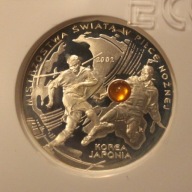 10 ZŁ ZŁOTYCH 2002 MISTRZOSTWA ŚWIATA KOREA - JAPONIA - BURSZTYN - GCN PR70