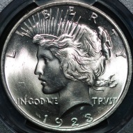 USA - 1 Dollar 1923 - PEACE - MS 64 - PCGS